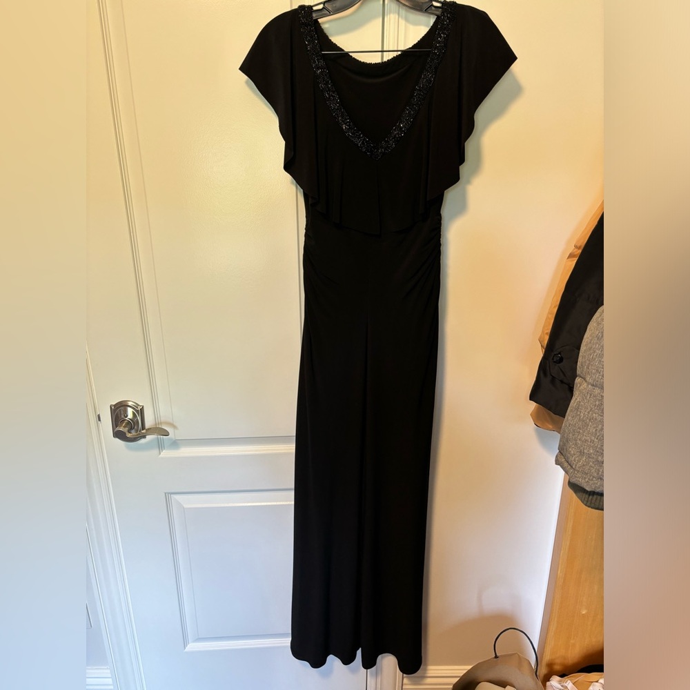 Ralph Lauren Black evening gown. Size 4p